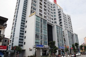 Dự án Spring Home ở 326 Lê Trọng Tấn, Hà Nội do Tổng công ty 36 làm chủ đầu tư - Ảnh: Dũng Minh