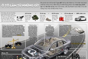 [infoGraphic] Ô tô không phải là cục sắt