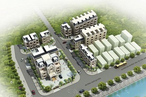 Biệt thự liền kề phía Tây Nam hút khách