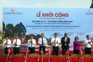 TP.HCM khởi công dự án vệ sinh môi trường có vốn đầu tư hơn 11.000 tỷ đồng