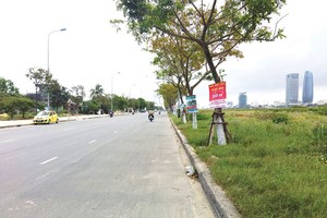 Do tầm nhìn hướng sông, nên đất khu Vân Đồn (quận Sơn Trà) vẫn giữa được giá