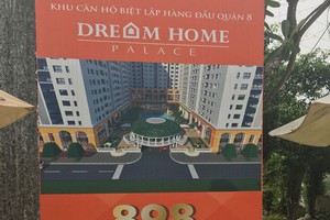 Dù có giá trên 1 tỷ đồng/căn, nhưng chủ đầu tư Dự án Dream Home Palace vẫn quảng cáo giá thấp để câu khách
