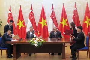 Keppel Land và SCIC ký biên bản ghi nhớ dưới sự chứng kiến của Thủ tướng Chính phủ Nguyễn Xuân Phúc và Thủ tướng Singapore Lý Hiển Long