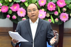 Thủ tướng Nguyễn Xuân Phúc chủ trì phiên họp thường kỳ Chính phủ tháng 3/2017