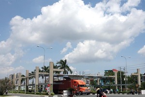 KCN Việt Nam - Singapore (VSIP) đầu tiên được xây dựng tại tỉnh Bình Dương. Ảnh: Đức Thanh