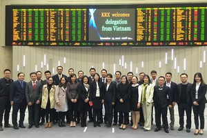 Chuyến học tập về CW tại Hàn Quốc do HOSE tổ chức với sự tham dự của Ủy ban Chứng khoán Nhà nước, VSD và các công ty chứng khoán tiềm năng