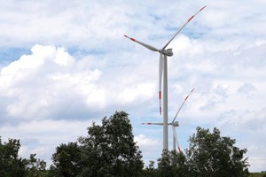 Điện gió Phú Lạc (Bình Thuận) - một trong 4 dự án điện gió tại Việt Nam đã đi vào vận hành thương mại. Ảnh: Đ.T