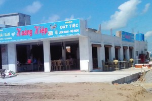 Đất chỉ được thuê 7 năm nhưng các hộ dân đã xây dựng nhà kiên cố 2 - 3 tầng