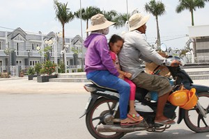 Dự án Cát Tường Phú Sinh có giá 400 triệu đồng/căn đang được cho là tâm điểm dự án đất nền Tây Bắc TP.HCM. Ảnh: Gia Huy
