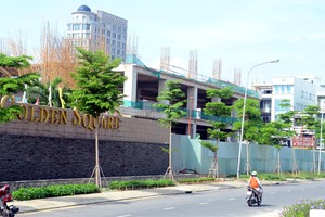 Dự án Golden Square Đà Nẵng có trí đắc địa khá hiếm hoi còn lại của Đà Nẵng án ngữ 4 mặt tiền ngay tại trung tâm thành phố. Ảnh: Hà Minh