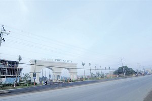 Công ty Trần Anh Long An vừa khởi công dự án nhà ở xã hội cho công nhân tại Khu đô thị Phúc An City. Ảnh: Nhật Minh