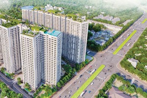 Imperia Sky Garden tọa lạc tại vị trí có Minh đường thoáng rộng