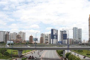 Giao thông và bất động sản đang được cho là đôi bạn cùng tiến. Ảnh: Gia Huy