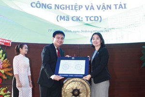 Cổ phiếu TCD đã chính thức niêm yết trên HOSE từ ngày 26/5/2017