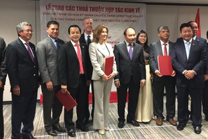 Nhiều tập đoàn kinh tế tư nhân hàng đầu Việt Nam đã có các thỏa thuận tăng cường hợp tác với đối tác Mỹ