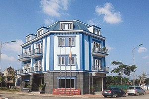 Dự án Trung tâm thương mại và nhà ở tại thị trấn Lương Sơn (Hòa Bình) do Công ty CP Đông Dương làm chủ đầu tư.