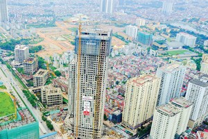 Dự án CT2-105 Usilk City được tái sinh sau nhiều năm đắp chiếu và dính nhiều tai tiếng. Ảnh: Dũng Minh