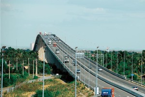 Đoạn tuyến cao tốc Long Thành - Dầu Giây, một phân đoạn của Tuyến cao tốc Bắc Nam. Ảnh: Anh Minh