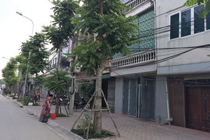 Người dân tổ 18 E cho rằng, chính quyền quận Hai Bà Trưng đang “mập mờ” trong việc vị trí thu hồi đất thực hiện dự án của Công ty Vĩnh Hưng. Ảnh: Nhất Nam