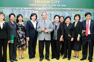 Thủ tướng chính phủ Nguyễn Xuân Phúc chúc mừng sự kiện công bố khu đô thị Dragon City