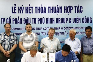 Phú Bình ký kết thỏa thuận chuyển giao công nghệ liên quan đến môi trường