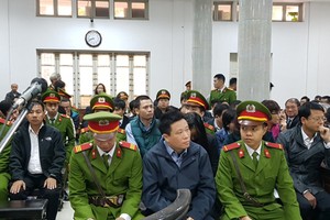 Bị cáo Hà Văn Thắm tại phiên tòa xét xử tháng 3/2017