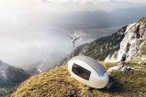 Ecocapsule, căn hộ hình quả trứng sử dụng năng lượng gió và mặt trời