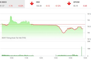 Phiên chiều 8/8: Thị trường điều chỉnh, cổ phiếu nhỏ vẫn nổi sóng