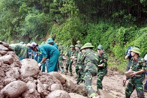 Công tác khắc phục thiệt hại sau mưa lũ đang được Quảng Ninh khẩn trương triển khai. Ảnh minh họa