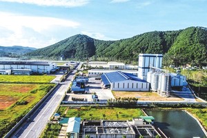 Một góc Khu công nghiệp Nam Cấm nằm trong Khu kinh tế Đông Nam.