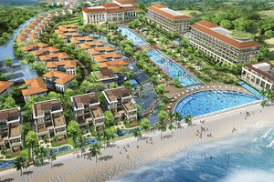 Phối cảnh tổng thể Sheraton Đà Nẵng.