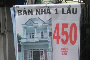 Nhiều tờ rơi quảng cáo một đàng bán nhà một nẻo khiến khách hàng dị ứng