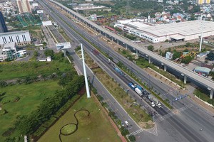 Một dự án BOT giao thông tại TP.HCM - Ảnh: Lê Toàn.