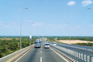 Dự án cao tốc TP.HCM - Long Thành - Dầu Giây, một phân đoạn thuộc tuyến cao tốc Bắc - Nam phía Đông. Ảnh: A.M