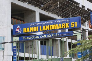 Dự án Hà Nội Landmark 51 được triển khai theo hình thức liên danh chủ đầu tư giữa Vinafor và Sông Đà 1.01. Ảnh: Dũng Minh 