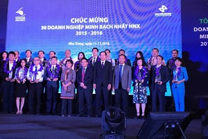 HNX vinh danh 30 doanh nghiệp quản trị tốt nhất