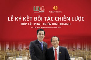 LDG Group ký hợp tác chiến lược với Công ty Unihomes