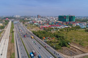 Nhờ sự phát triển của mạng lưới giao thông, giá trị của các dự án tại khu vực quận 9 đã không ngừng tăng cao. Ảnh: Tuấn Lâm