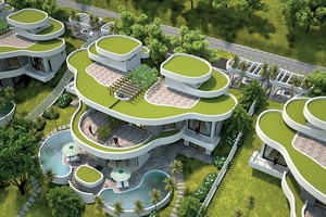 Mẫu biệt thự tại Lâm Sơn Resort.