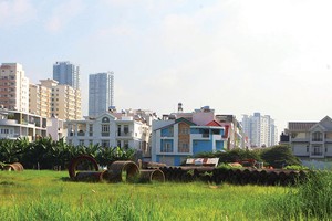 Tại một số khu vực ở TP.HCM, nên đất 36 m2 đã được tách thửa.Ảnh: Lê Toàn