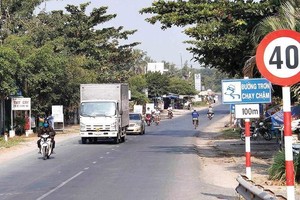 Dự án BOT Cải tạo, nâng cấp Quốc lộ 53 phải dừng triển khai để chuyển đổi hình thức đầu tư. Ảnh: Anh Minh