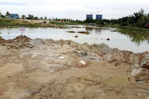 Một đoạn sông Cổ Cò trước đây đã bị bồi lấp