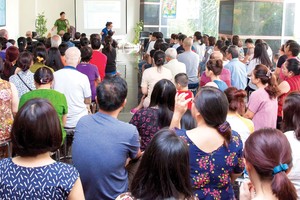 Những buổi tuyên truyền phòng cháy chữa cháy đang được cư dân rất quan tâm