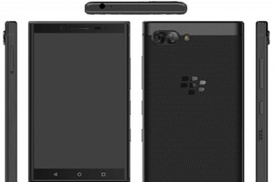 BlackBerry KeyTwo với kiểu dáng giống KeyOne. Ảnh: Gsmarena.com