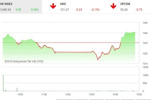 Phiên chiều 18/5: Đảo chiều ngoạn mục