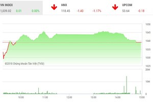 Phiên chiều 11/6: Bán mạnh cuối phiên