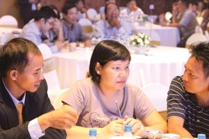 Nhà đầu tư thứ cấp vẫn là lượng khách hàng lớn với các dự án chung cư. Ảnh: Gia Huy