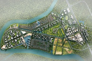 Phối cảnh dự kiến Dự án Waterpoint Long An