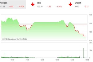 Phiên chiều 25/7: Penny nổi sóng, VN-Index lao xuống mức đáy của ngày