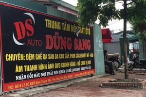 Trên khu đất của nhiều dự án biến tướng thành các hoạt động kinh doanh nhỏ lẻ... Ảnh: Dũng Minh